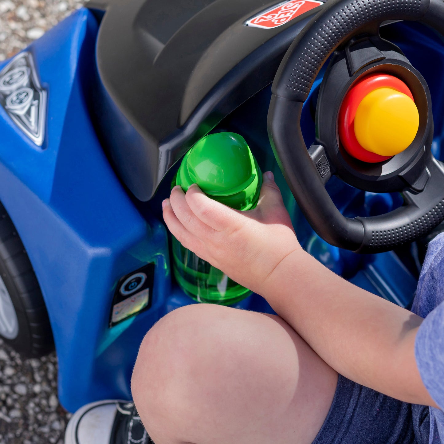 Push around Blue Buggy GT Push Car and Ride on Toy for Toddlers