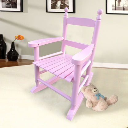 Rocking Chair,DurablesChild’S Wooden Rocking Chair, Suitable for 3-8 Years Old