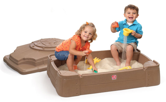 Sandbox, Play and Store Plastic Kids Outdoor Toy with Cover