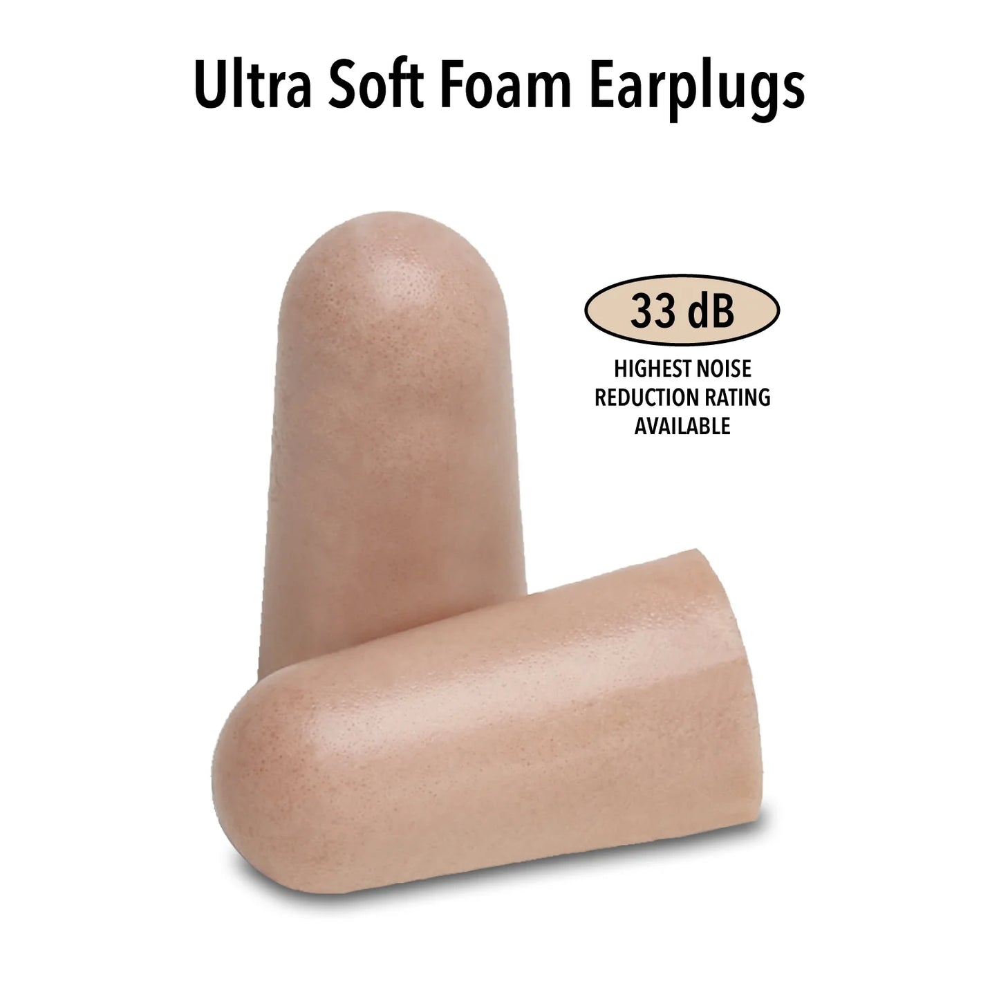 Earplugs, Ultra Soft Foam, 30 Pair