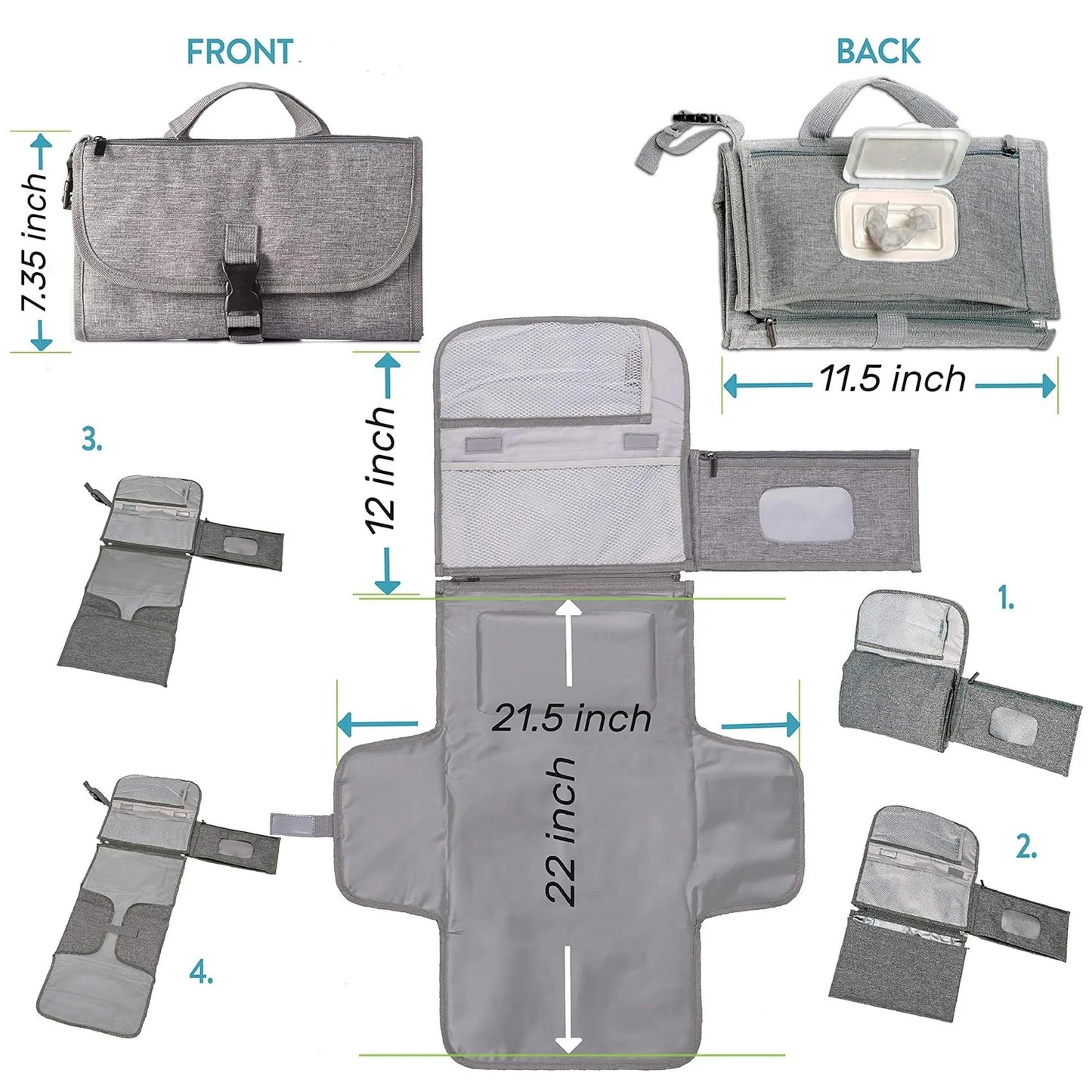 Portable Diaper Changing Pad