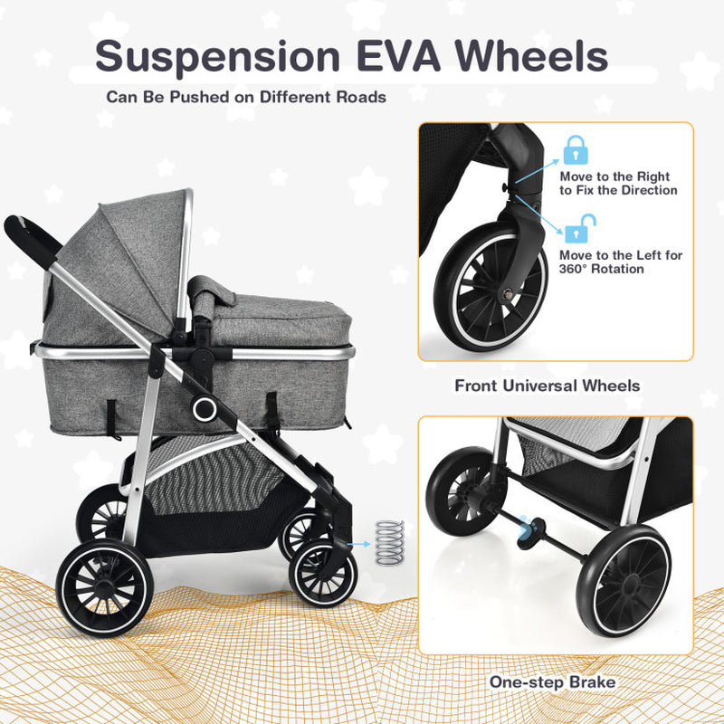 Baby Stroller with Reversible Seat