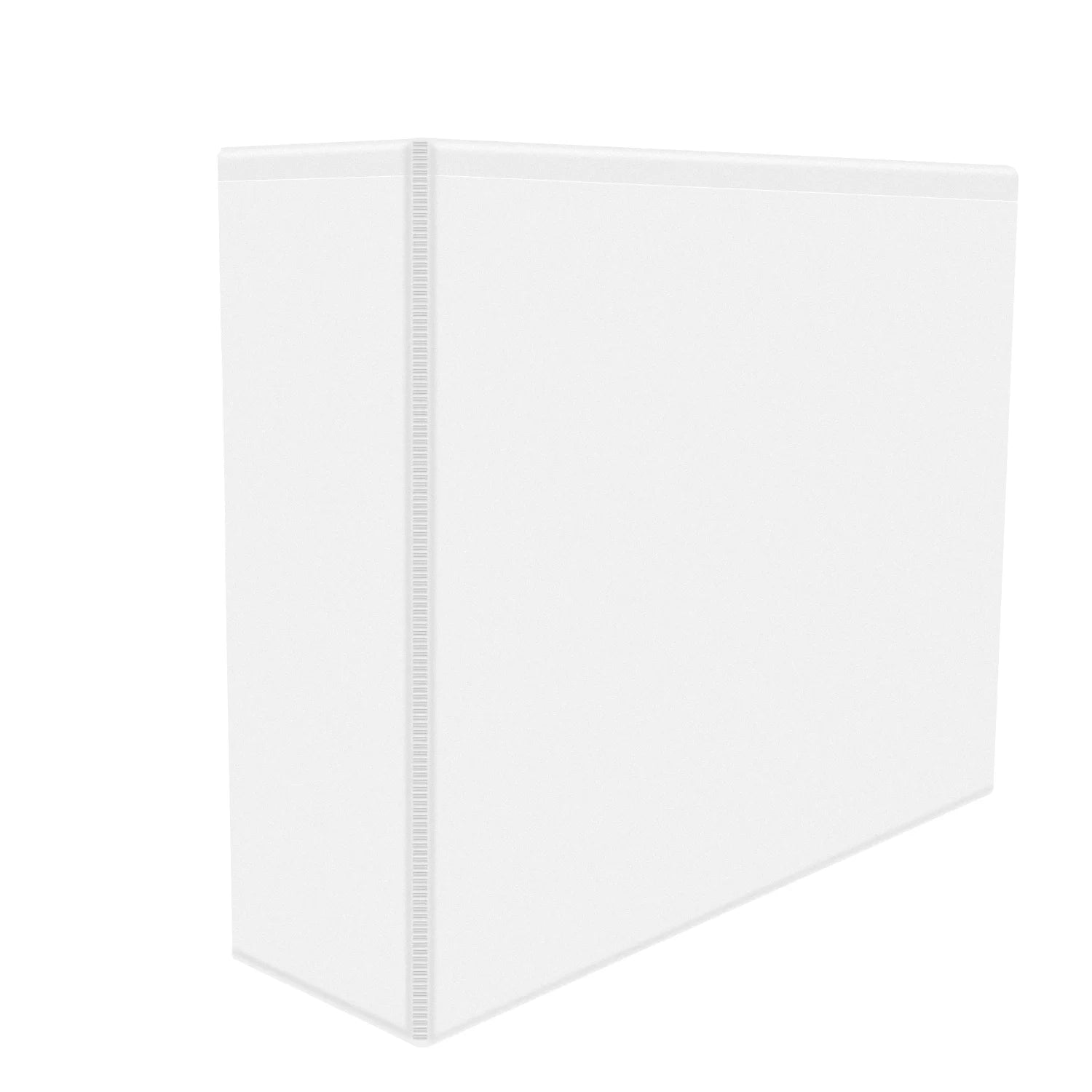 3-Ring Binder with 3-Inch Rings 4-Pack (White)