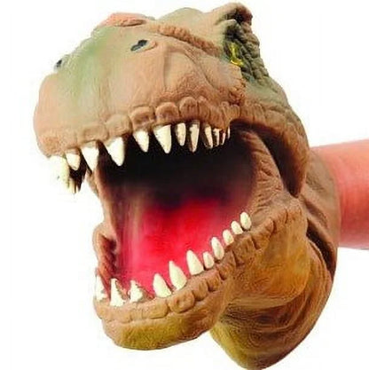 Hand Puppet, Soft Rubber Realistic 6 In Tyrannosaurus Rex Dinosaur