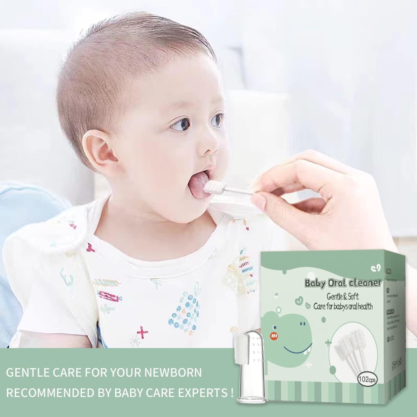 Baby Oral Cleaner Tongue Cleaner Newborn Tongue Cleaner 0-3 Months Baby Tongue Cleaner 