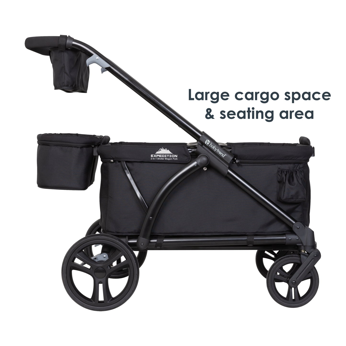 Stroller Wagon, Expedition plus 2-In-1, Black