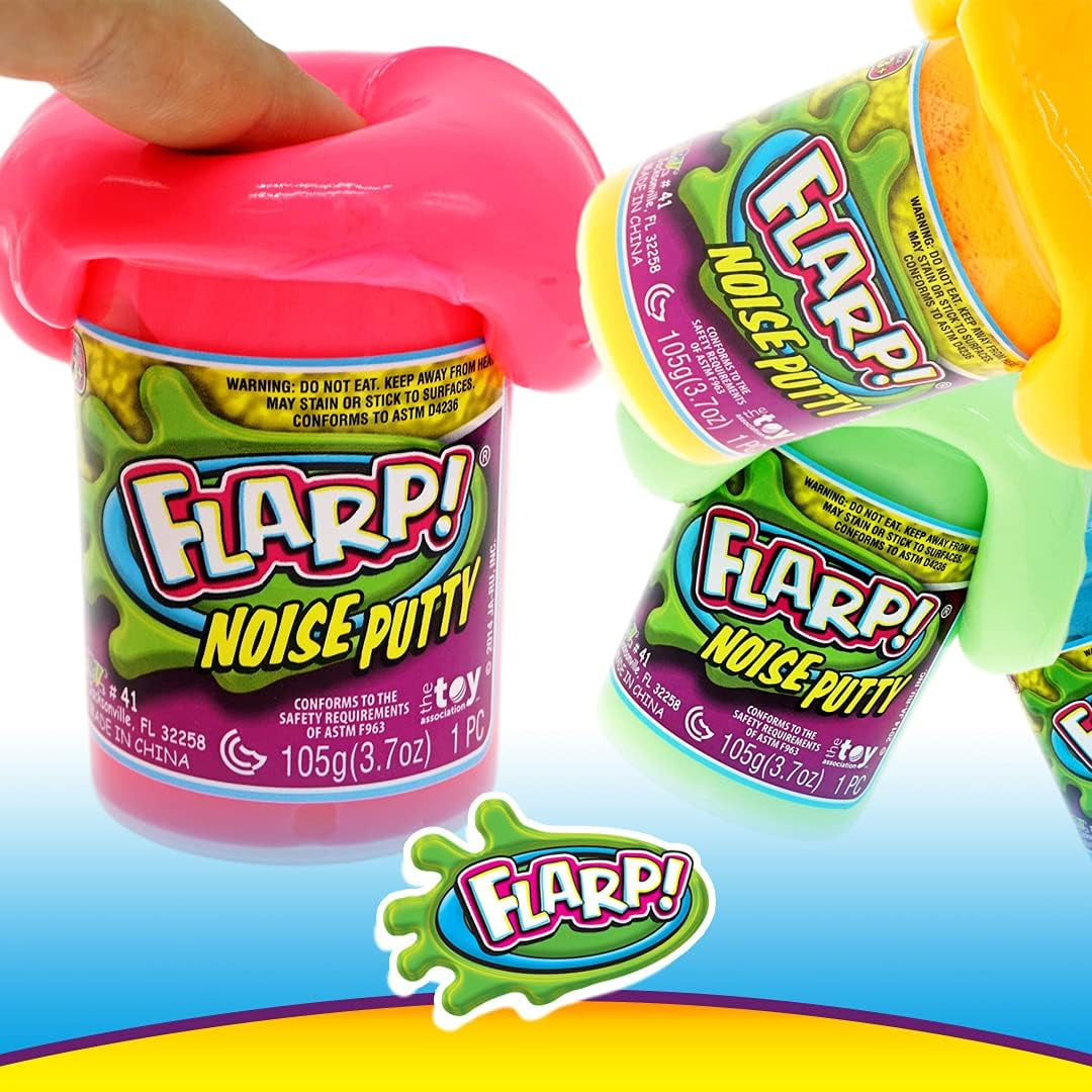 Flarp Noise Putty Scented Squishy Sensory Toys, Squishy Stretchy Soft Great Party Favors Fidget Toy for Kids Boys & Girls. (2 Units Assorted) 10041-2P