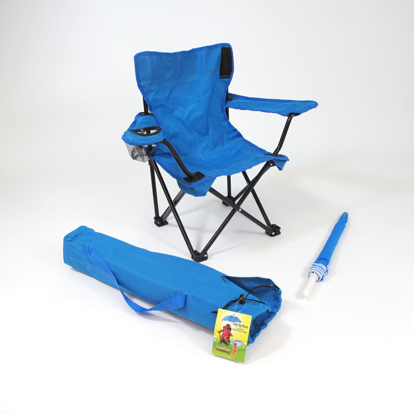 Chair with Umbrella for Kids Ages 2-5, Blue