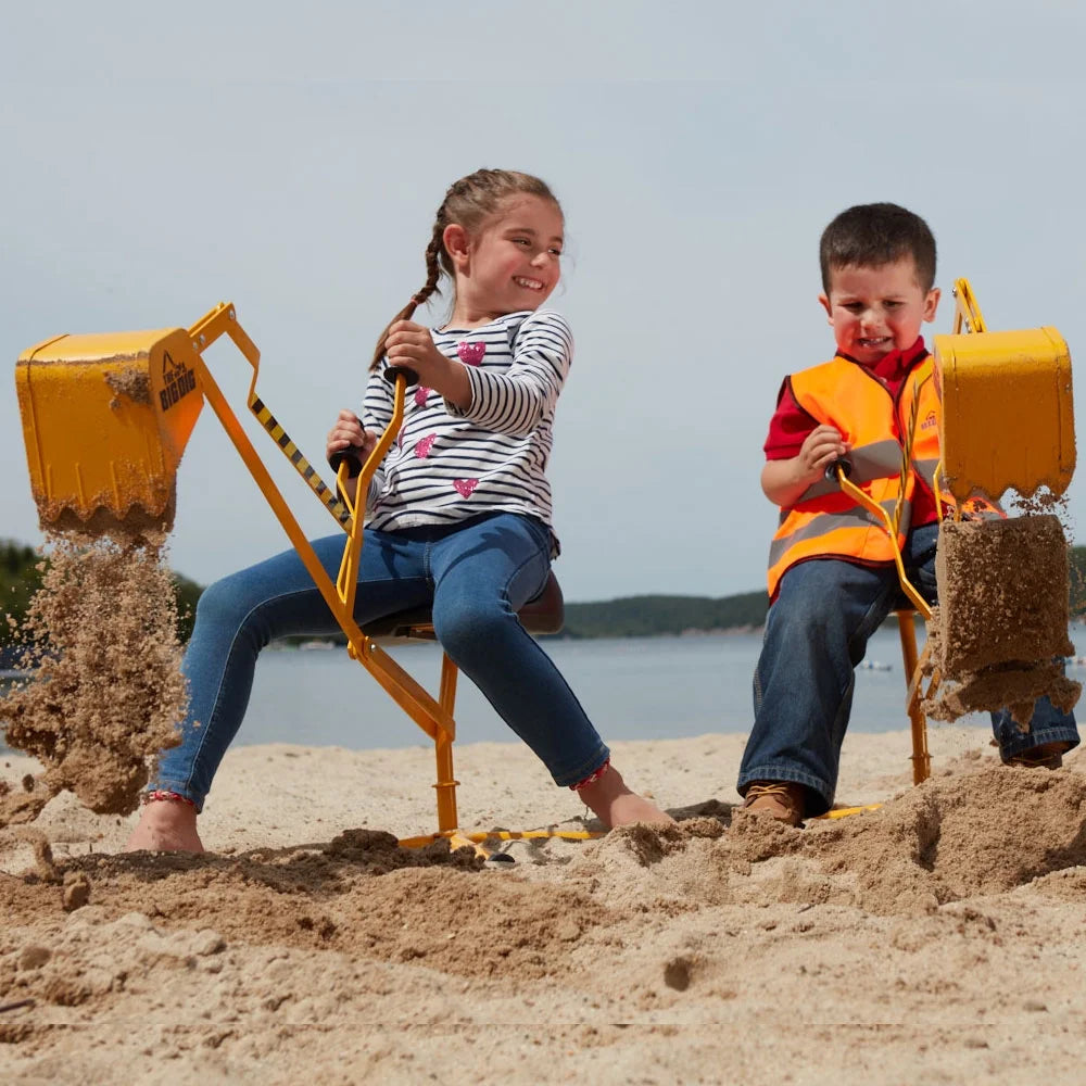 Sandbox Digger | Great for Sand, Dirt and Snow | Steel Outdoor Toy | Age 3+