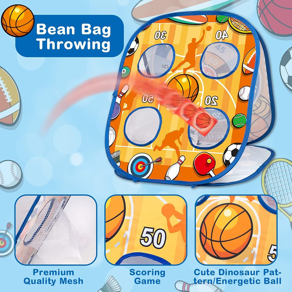 Bean Bag Toss Game for Kids