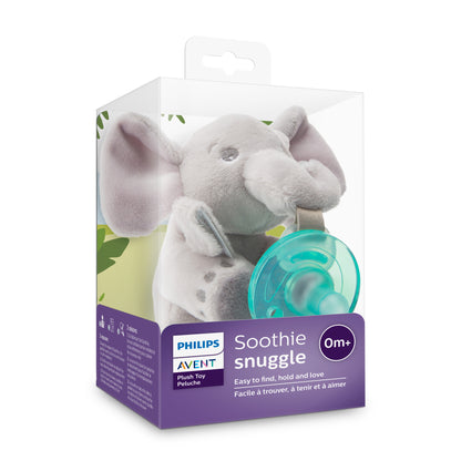 Soothie Snuggle Pacifier Holder with Detachable Pacifier