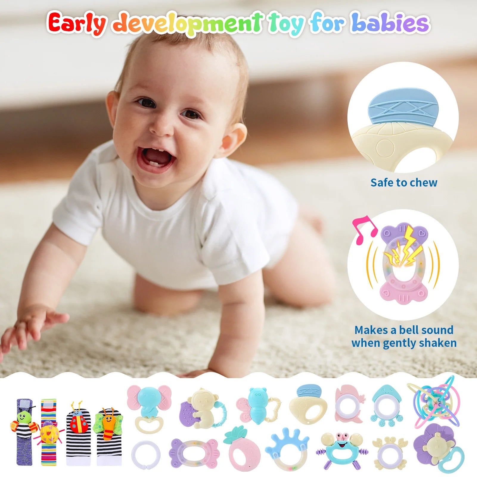 Baby Rattles 18Pcs 