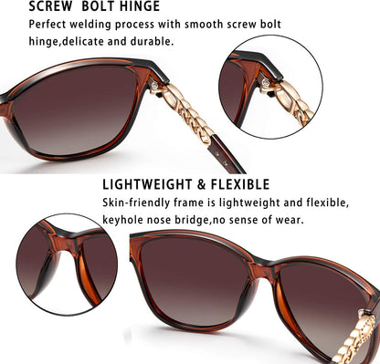 Sunglasses for Women Polarized Uv Protection Sunglasses