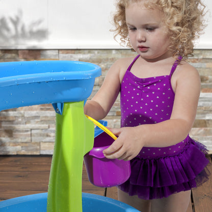 Water Table, Rain Showers Splash Pond Blue Plastic