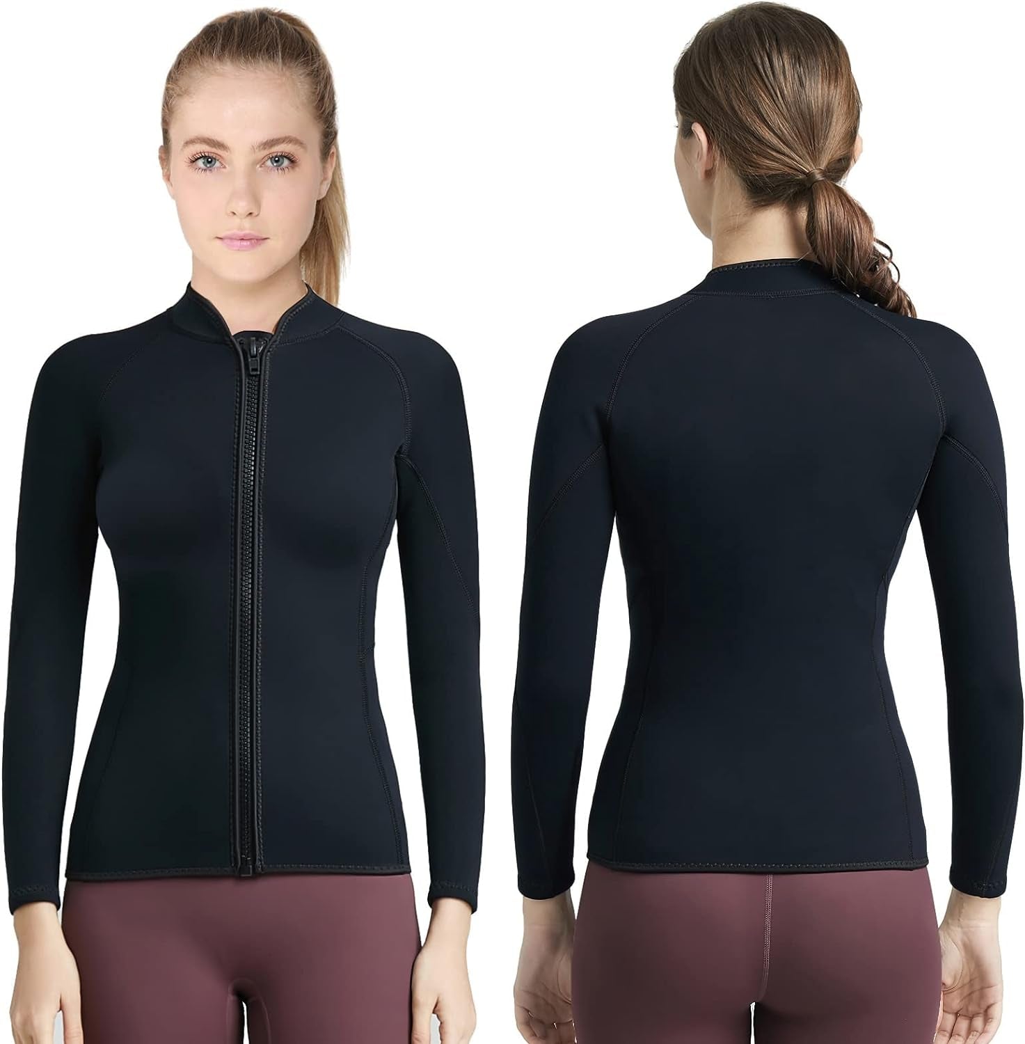 Wetsuit Jacket For Adults, 2Mm Neoprene